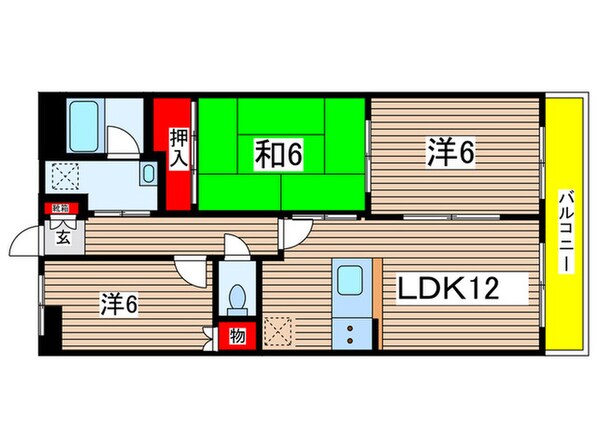 藤苑北山の物件間取画像